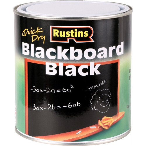 Rustins Rustins Hurtigtørrende Tavlemaling Sort 100 ml