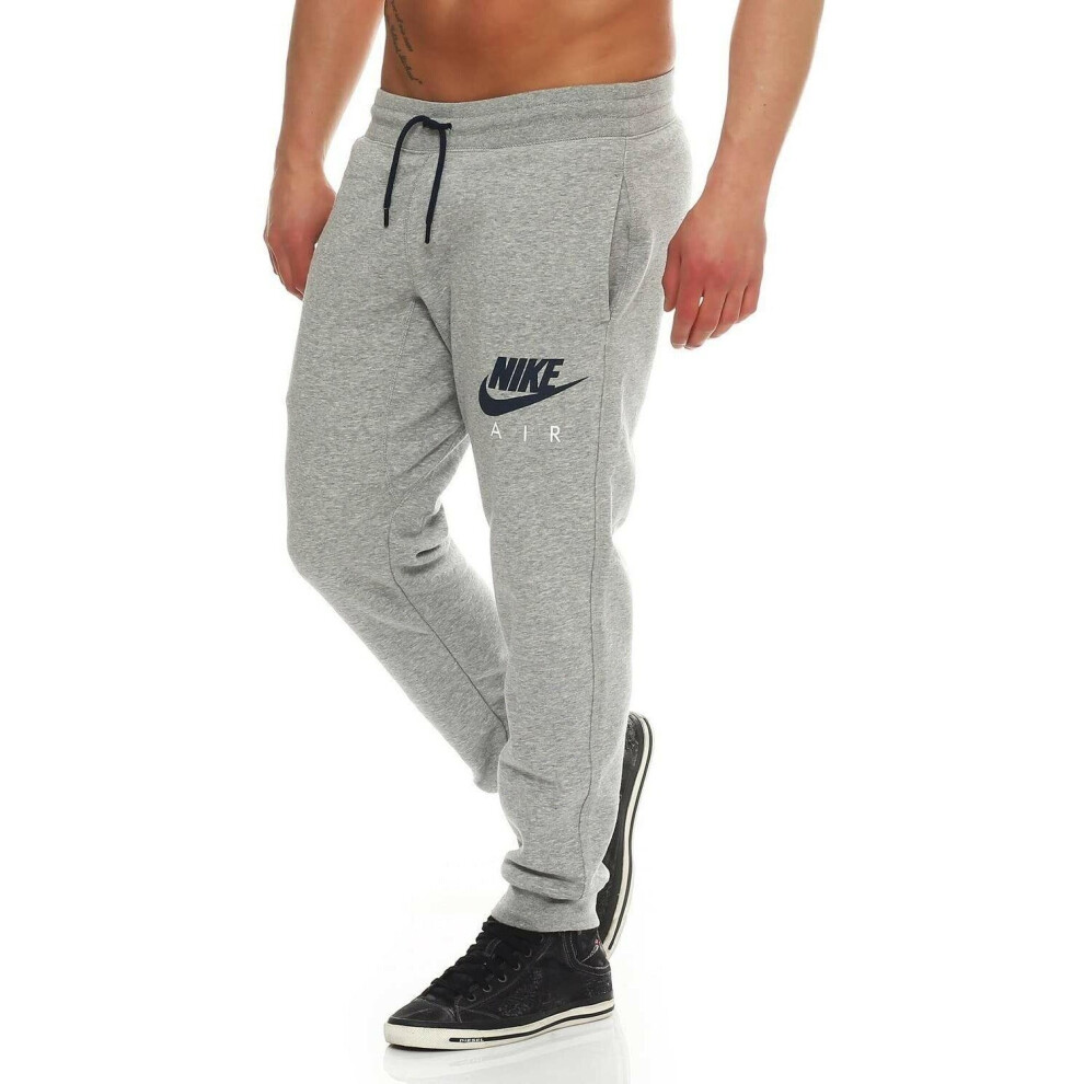 Grey nike air sweatpants best sale