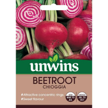 Unwins Grow Your Own Beetroot Chioggia Vegetable Seeds