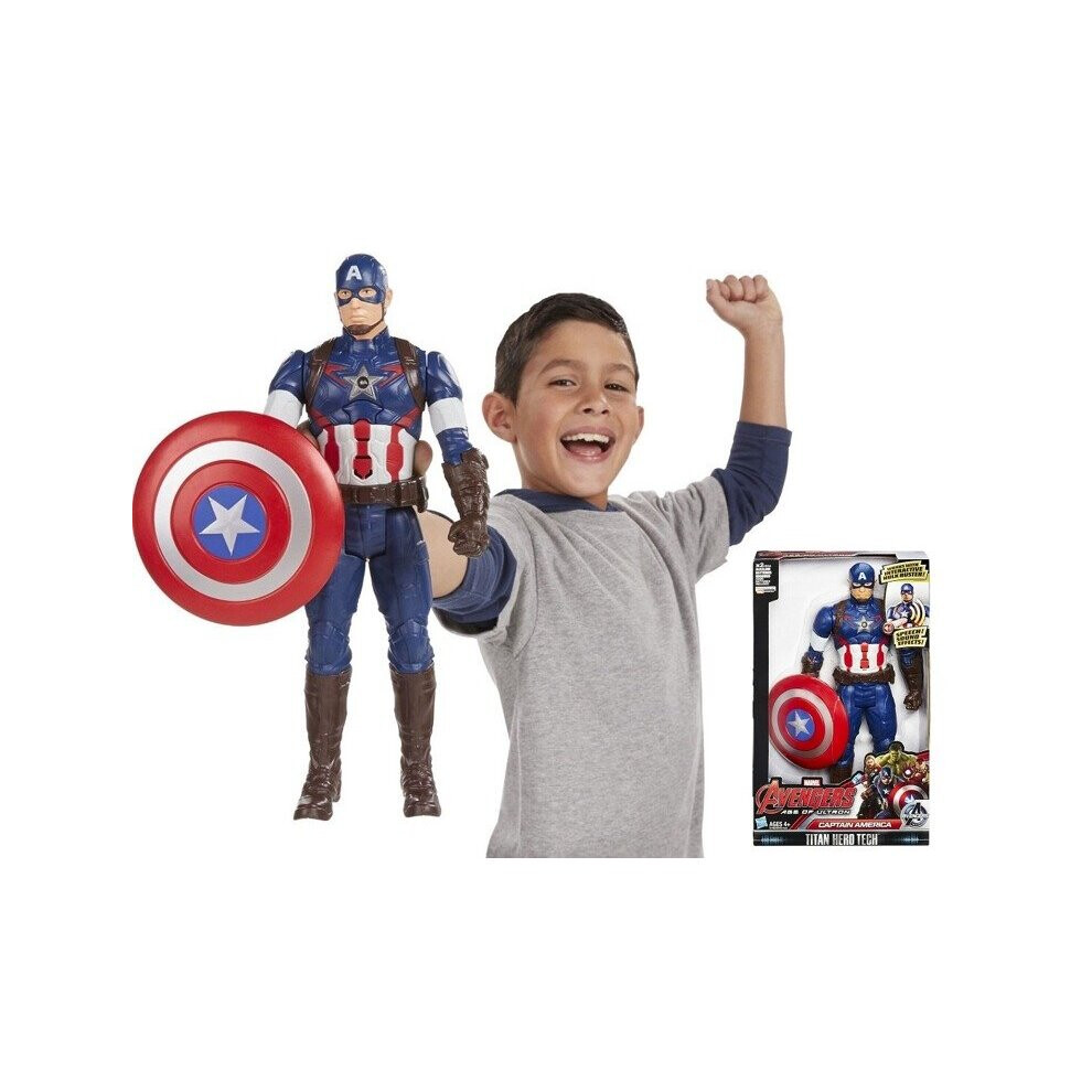 Marvel Avengers Age Of Ultron Titan Hero Tech Captain America 12 Inch
