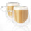 2pk Double Walled 275ml Glass Mugs 1