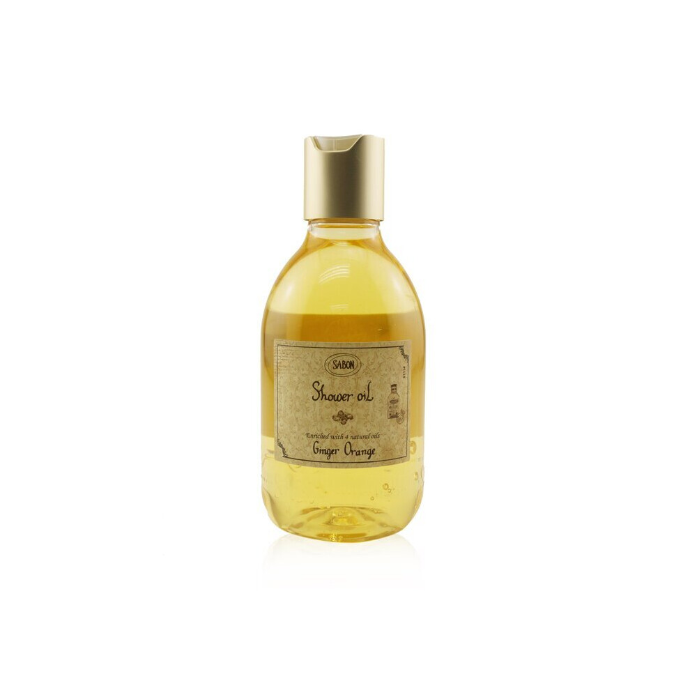 Shower Oil - Ginger Orange (plastic Bottle) - 300ml/10.5oz