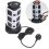 Switched Surge Extension Lead Plug Tower Multi 10 Socket 4 USB Port 1