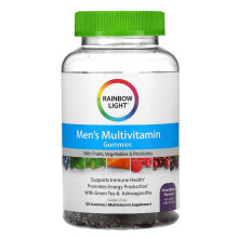 Rainbow Light, Férfi Multivitamin, Vegyes Bogyó, 120 Gummies