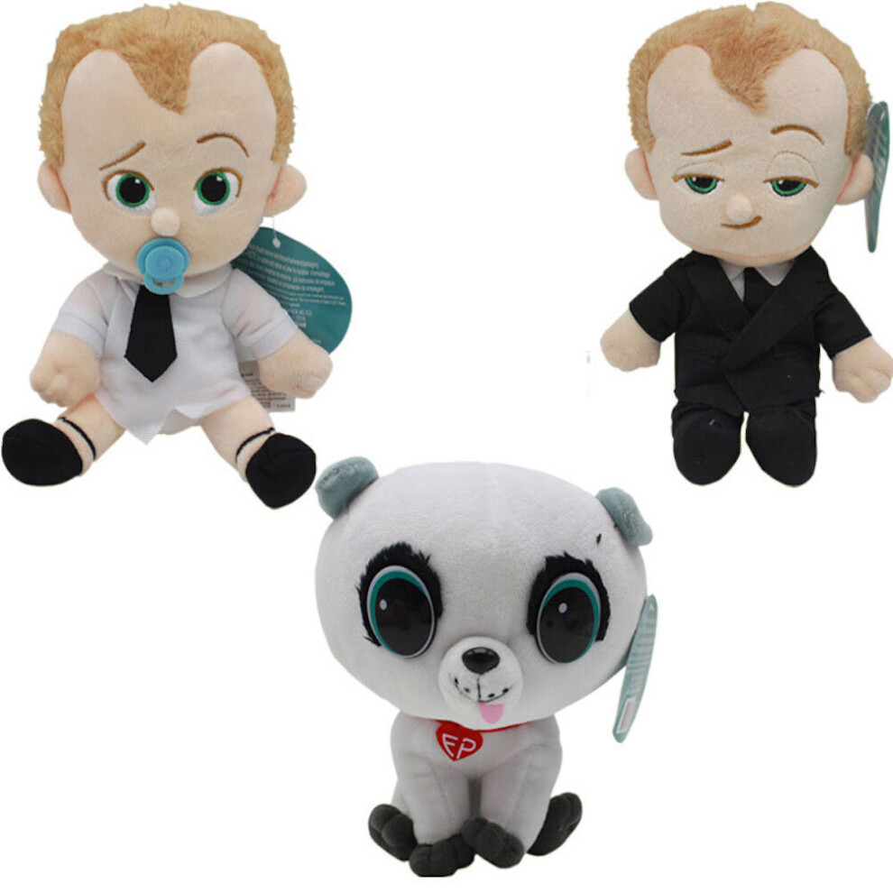 3pcs Baby Boss Plush Toy Cartoon Anime Doll 20cm