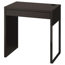 IKEA MICKE DESK Drawer Computer Desk Home Office Workstation Black-brown 73X50 cm