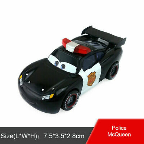 Police McQueen Pixar Cars Figures Mini PVC Action Figure Model Toy