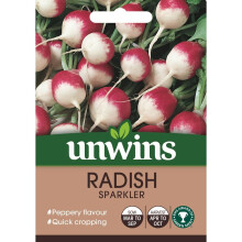 Unwins Grow Your Own Sparkler Radish Vegetable Seeds