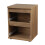 Skagen (Oak Carcass and Grey Drawers) 2 Drawer Wooden Bedside Cabinet Side Table 2