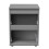 Skagen (Grey Carcass and Black Drawers) 2 Drawer Wooden Bedside Cabinet Side Table 2