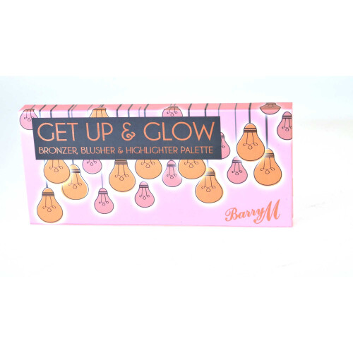 Barry M Get Up And Glow Bronzer Blusher Highlighter Palette BBHP1 2