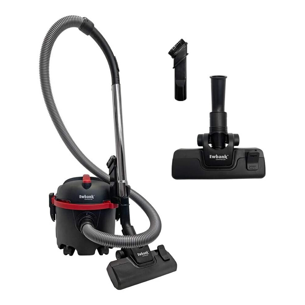 Ewbank DV6 Dry Drum Vacuum Cleaner, 6 Litre Dust Container, Extra Long 8 m Power Cord