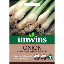 Unwins Grow Your Own White Lisbon Spring Onion Vegetable Seeds