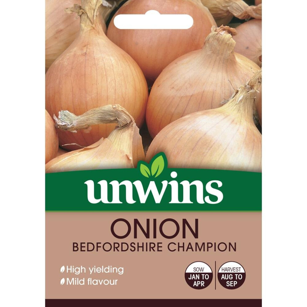 Unwins Grow Your Own Bedfordshire Champion Onion Vegetable Seeds