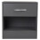 (Dark Grey) Compact Bedside Table with 1 Drawer 1