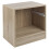 (Antique Oak) Compact Bedside Table with 1 Drawer 2