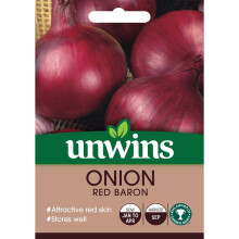 Unwins Grow Your Own Red Baron Onion Vegetable Seeds