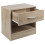 (Antique Oak) Compact Bedside Table with 1 Drawer 3