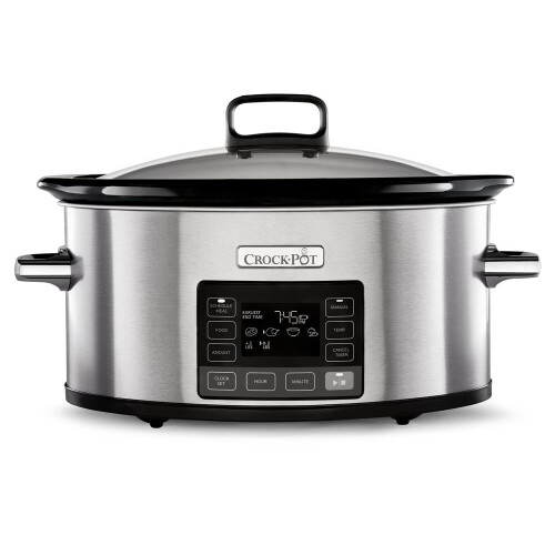 Crock-Pot Crockpot CSC066 TimeSelect Slow Cooker 5.6 Litres 240 Watt Brushed Stainless