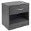 (Dark Grey) Compact Bedside Table with 1 Drawer 5