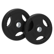 2 x 25 kg Disques Olympiques Tri-Grip Caoutchoutés – Body Revolution