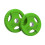 (10kg, Pair) Rubber Coated Tri Grip Weight Plates 1