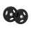(10kg, Pair) Black Rubber Coated Tri Grip Weight Plates 1