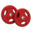 (20kg, Pair) Rubber Coated Tri Grip Weight Plates 1
