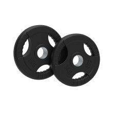 Body Revolution Disques 2 x 5 kg Tri-Grip Caoutchouc 50mm