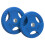 (25kg, Pair) Rubber Coated Tri Grip Weight Plates 1