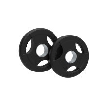 Body Revolution Disques 2 x 2.5 kg Tri-Grip Caoutchouc 50mm