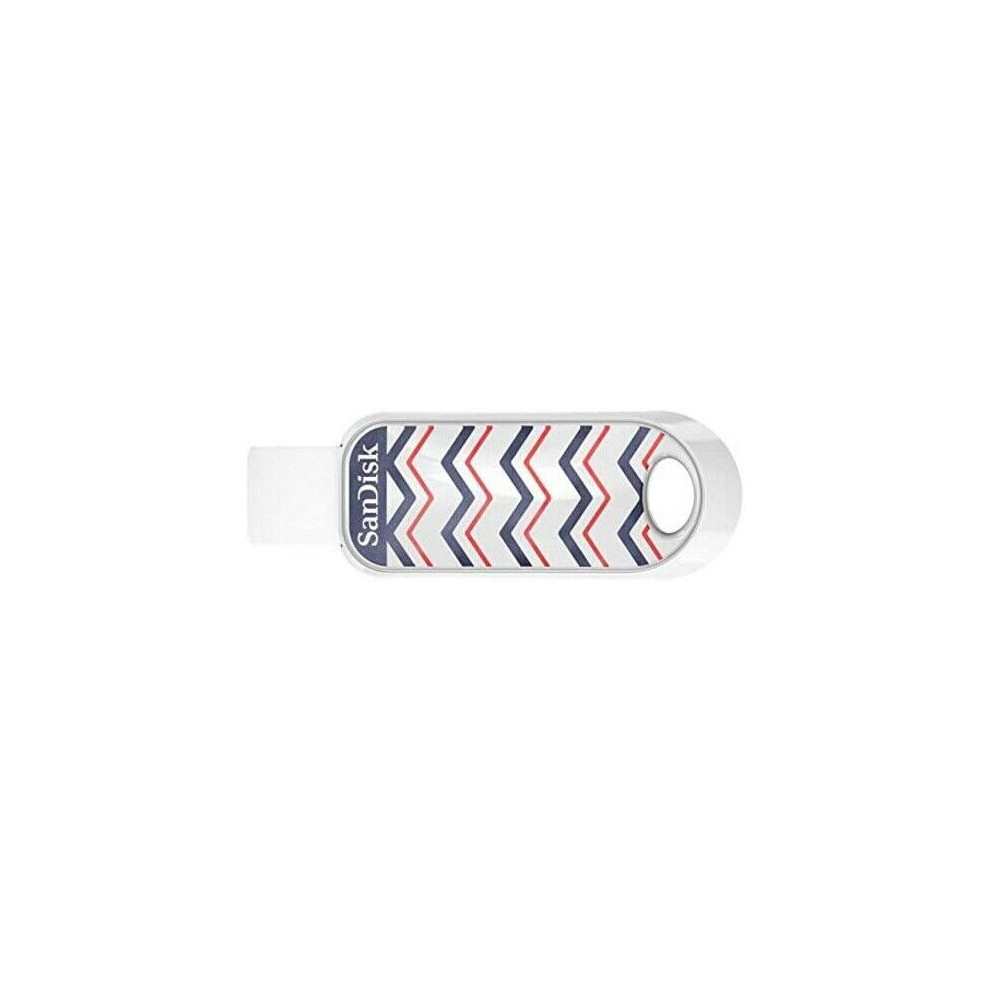 SanDisk Cruzer Snap USB Flash Drive 32GB Multicolor - White