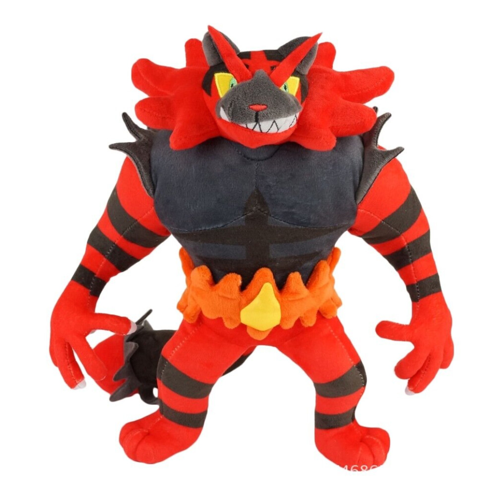 Incineroar Plush Toy Blazing Roaring Tiger Doll Figure