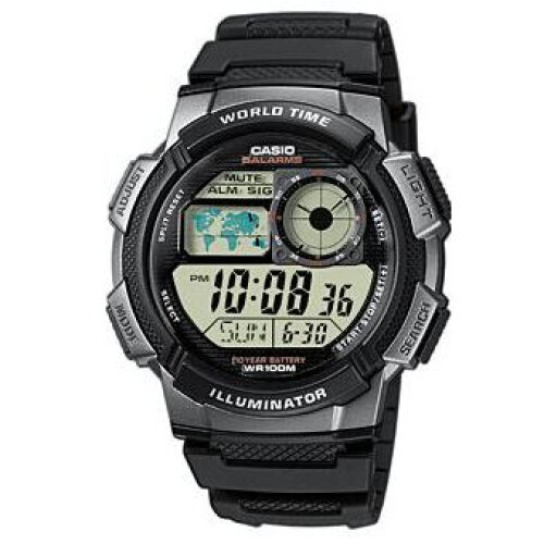 Casio Casio Watch ILLUMINATOR WORLDTIME AE-1000W-1B