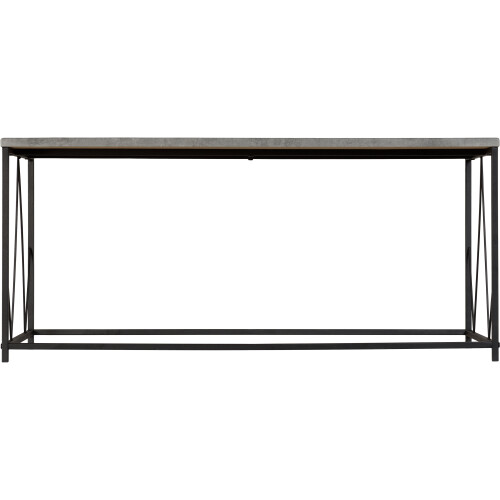 Seconique Athens Coffee Table in Concrete Effect/Black 1