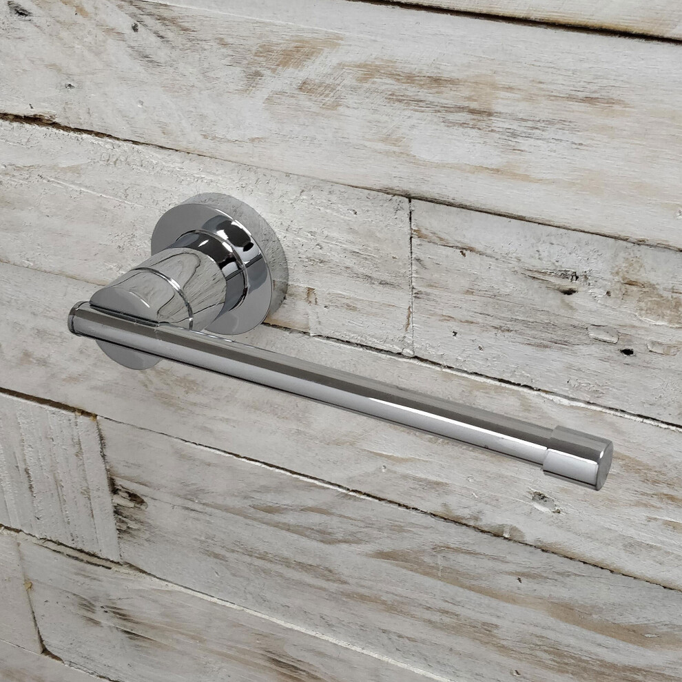 ECOSPA Toilet Roll Holder In Chrome Wall Mounted