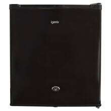 Igenix IG3711BL Table Top Fridge with 47 Litre Capacity, 4 Litre Ice Box, 1 Shelf, Reversible and Lockable Door, Black