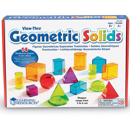 Learning Resources Learning Resources View-Thru Geometric Shapes 4331