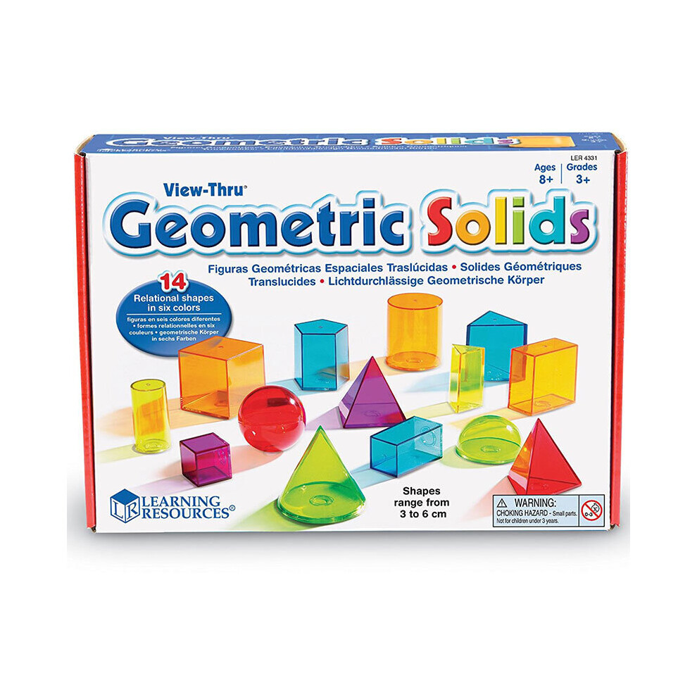 Learning Resources View-Thru Geometric Shapes 4331