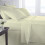 (Cream, Single) 100% Egyptian Cotton 400 Thread Count Flat Sheet 2