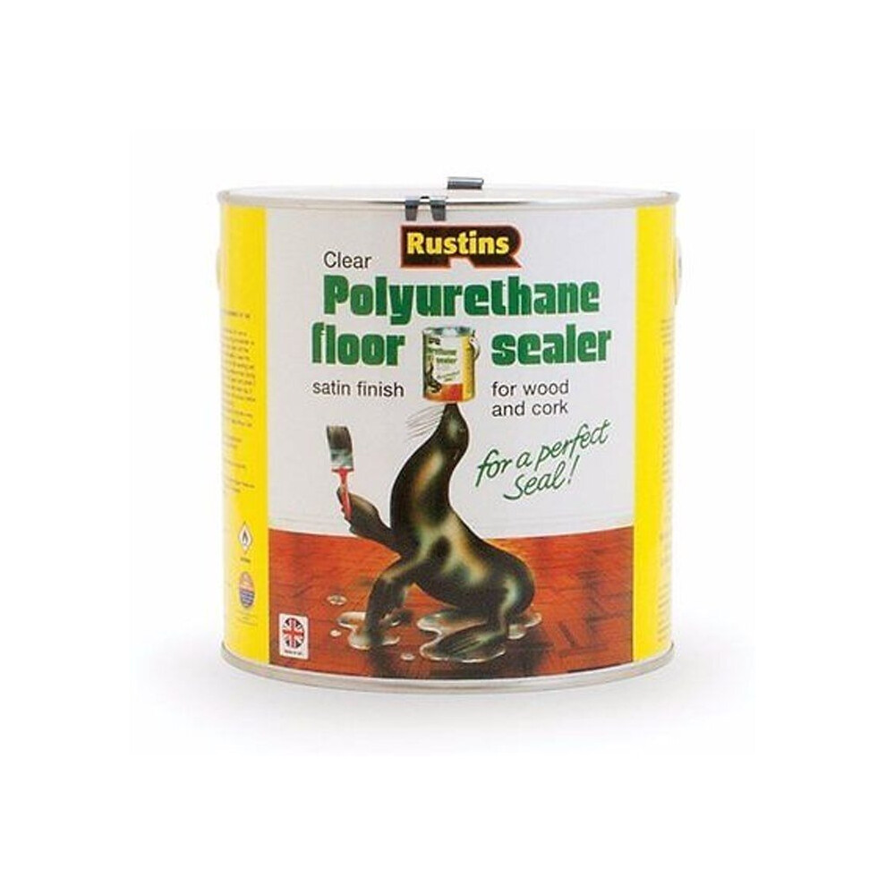 Rustins Polyurethane Floor Seal Satin 1 Litre