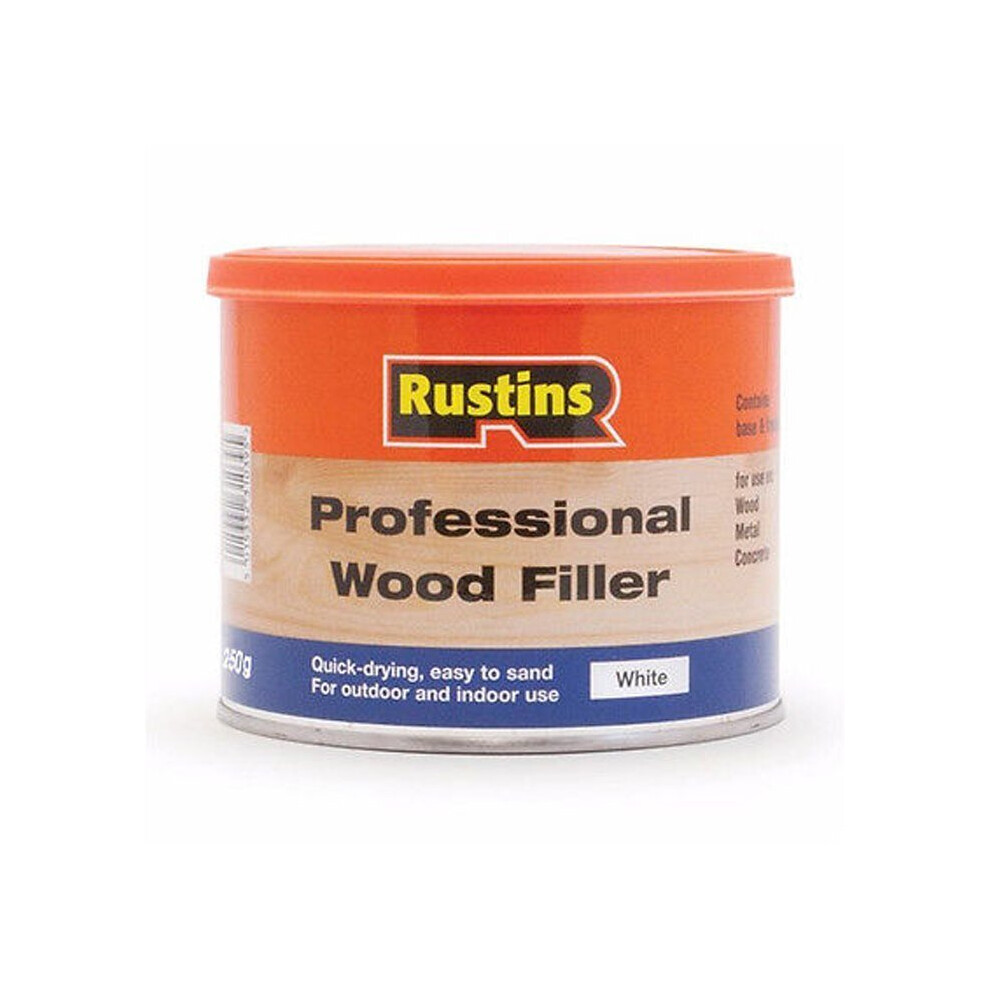 Rustins Professional Wood Filler White 1 kg