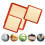 3pcs Silicone Baking Mat Reusable Tray Cookies Pastry Sheet Oven Liner 5