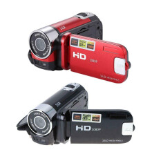 (Red EU plug) Digital Video Camera Full HD 1080P 32GB 16x Zoom Mini Camcorder DV Camera
