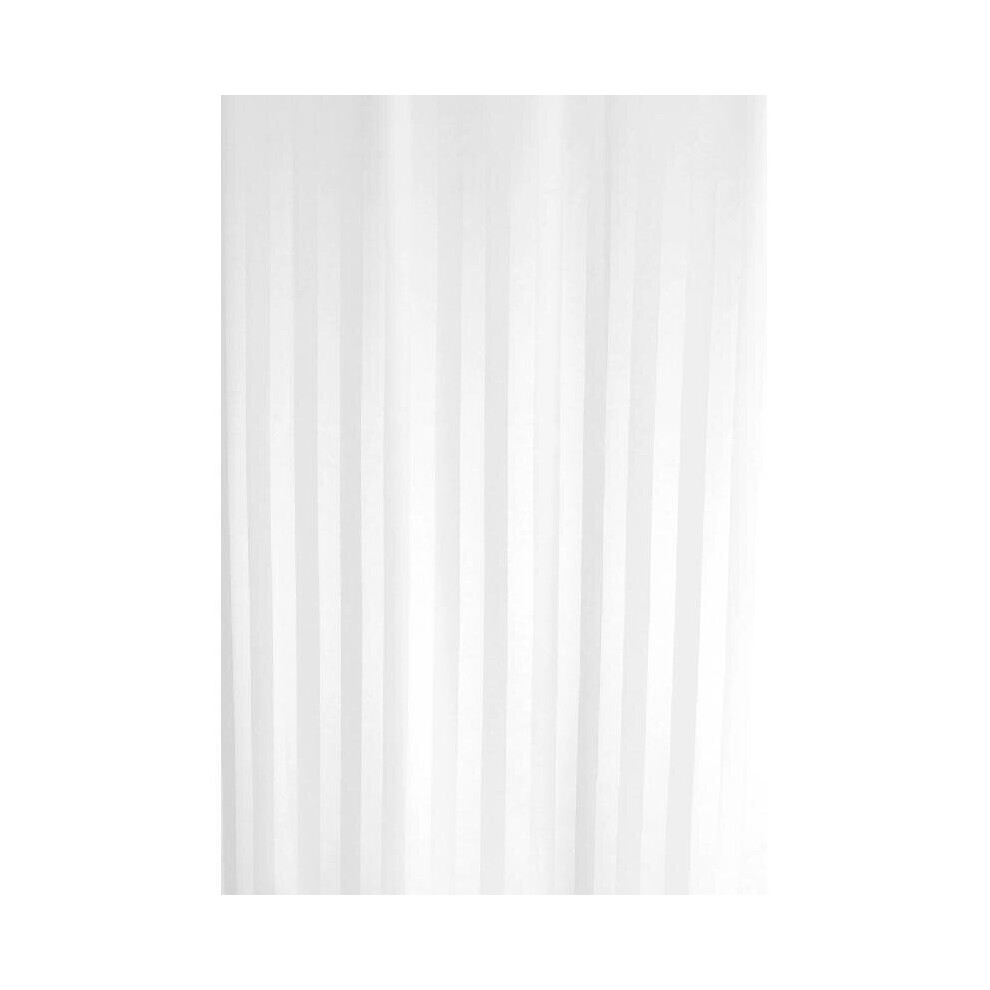 (Satin Stripe) EuroShowers 1800 x 1800mm Shower Curtain - Satin Stripe