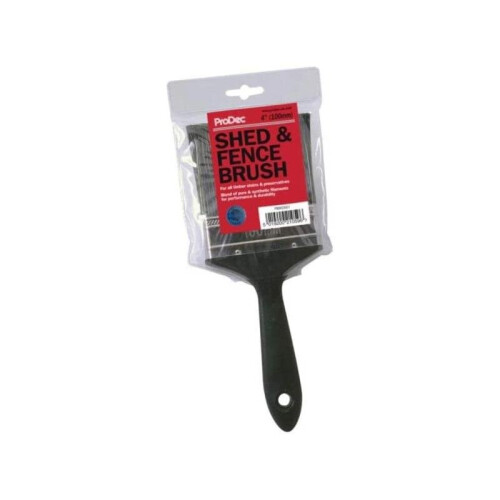 ProDec 4" Flat Paint Brush For Sheds & Fences
