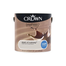 (Dash of Nutmeg, 2.5L) Crown Matt Breatheasy Solvent Free - Smoked Glass - 2.5L