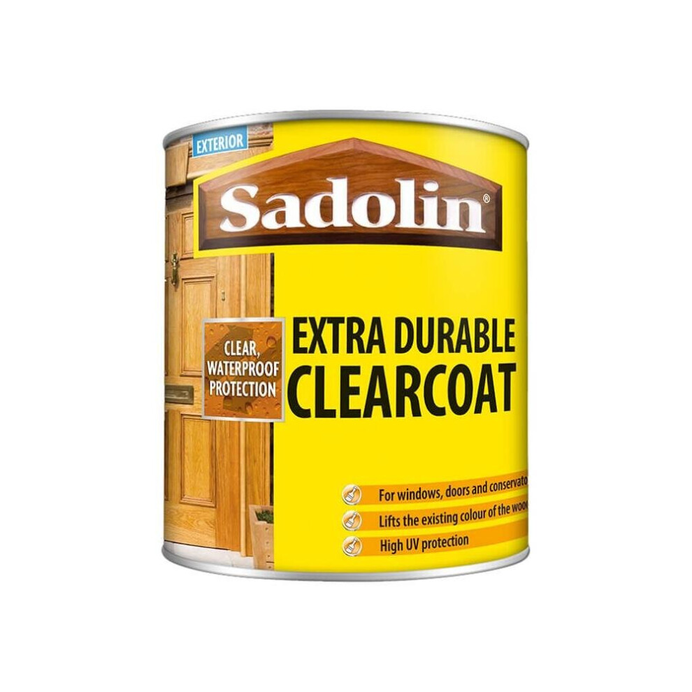 (Clear Gloss, 1L) Sadolin Extra Durable Clearcoat - Clear Gloss - 1L