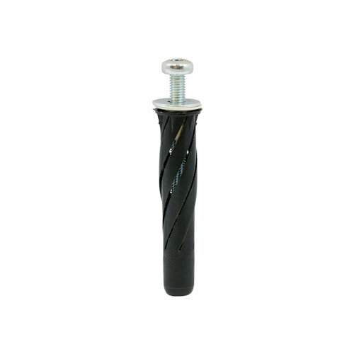 TIMco (Black, 90mm) M5 x 90mm Multi-Fix Stella Fixings - Black - Pack of 4