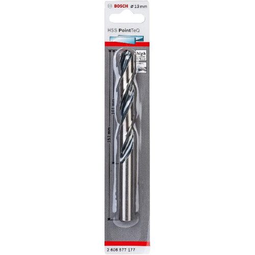 Bosch Bosch HSS PointTeQ Drill Bit - 13mm x 101mm x 151mm